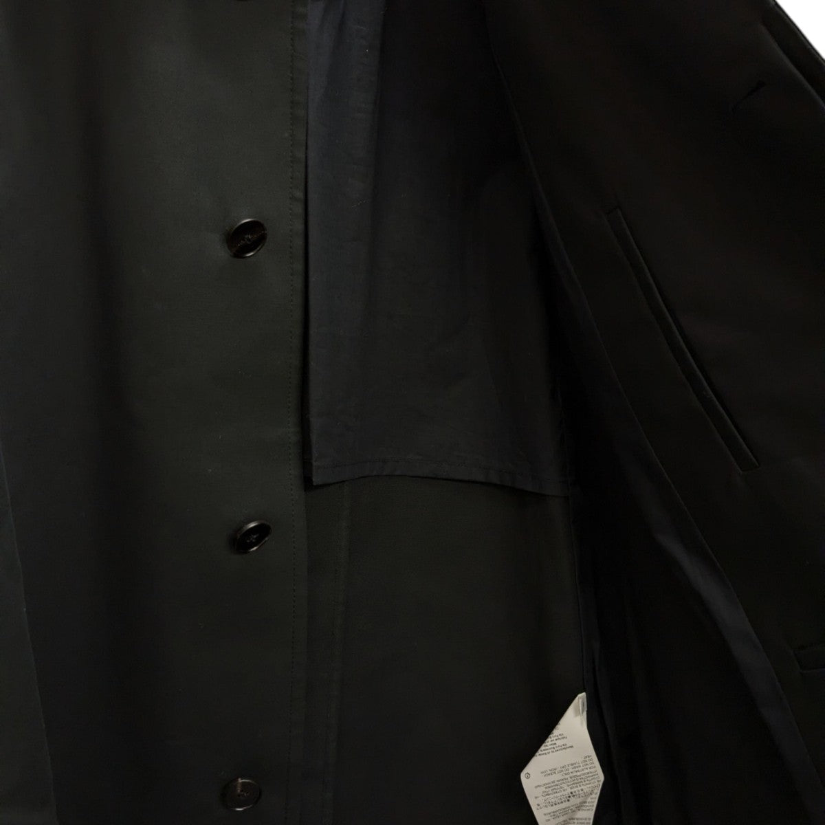 JIL SANDER(ジルサンダー) ステンカラーコート JSMS430404 ブラック