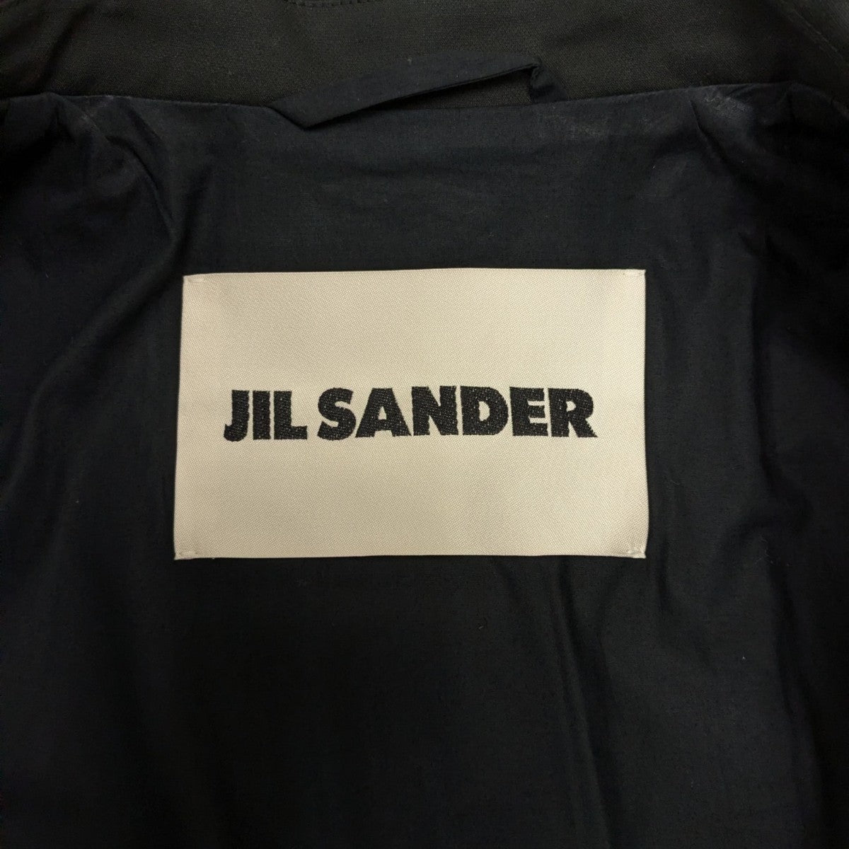 JIL SANDER(ジルサンダー) ステンカラーコート JSMS430404 ブラック