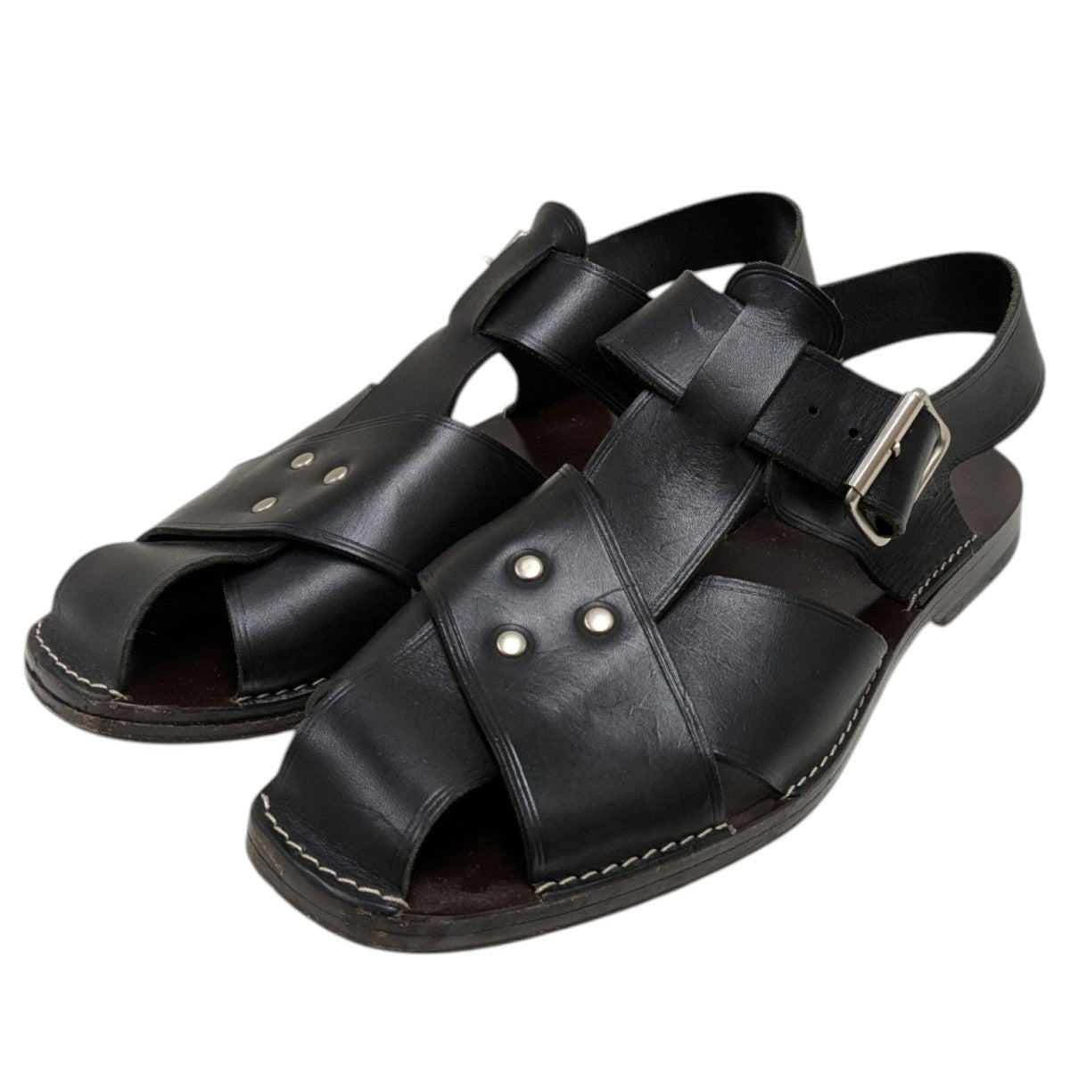 LEMAIRE グルカサンダル　ルメール　サンダル LEMAIRE(ルメール) グルカサンダル ブラック サイズ 40｜【公式