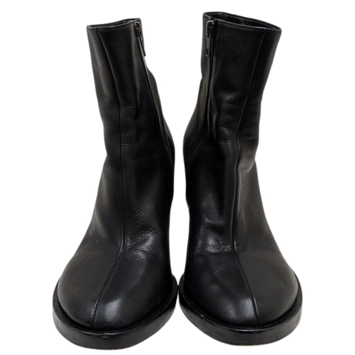 ANN DEMEULEMEESTER(アンドゥムルメステール) レザーブーツ ブラック