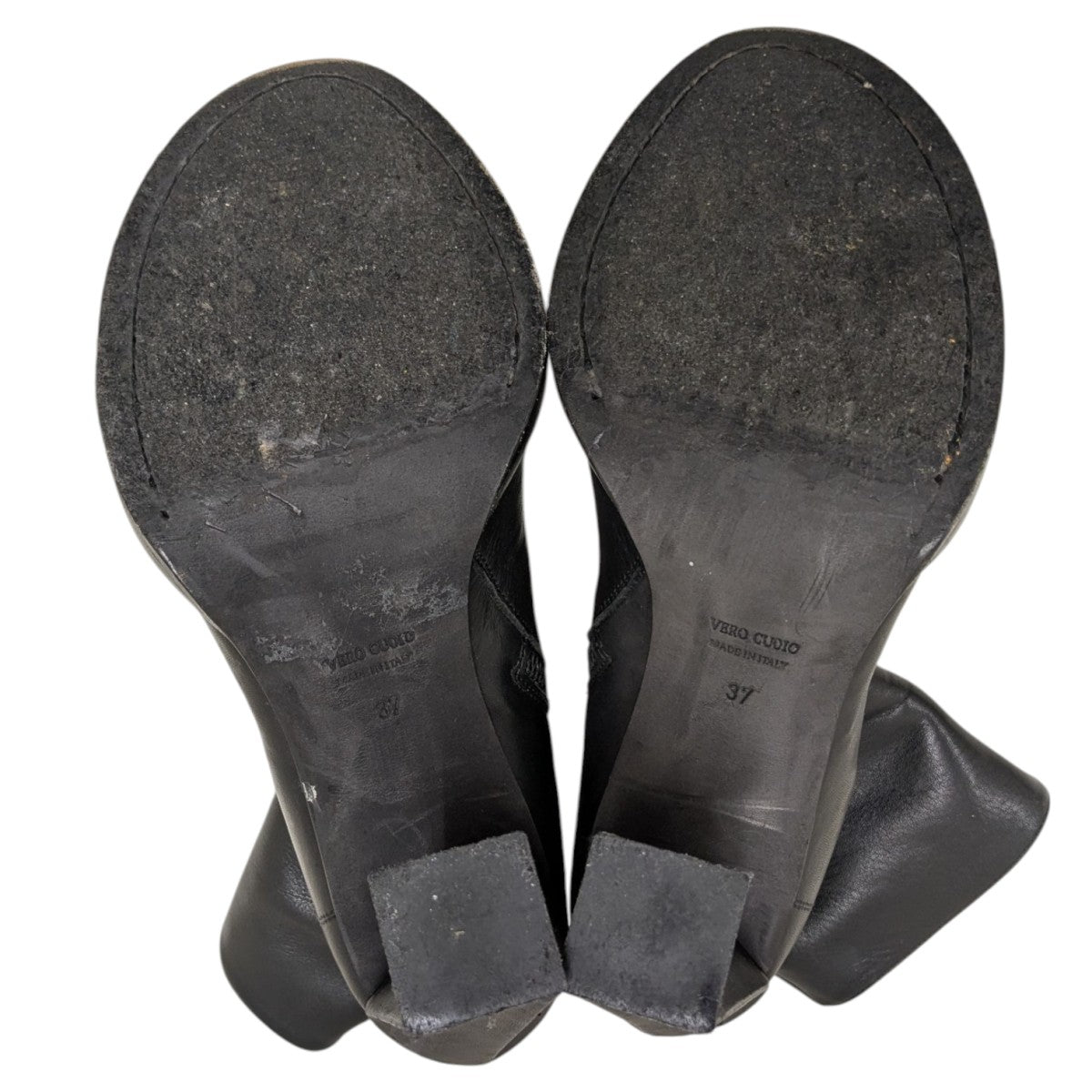 ANN DEMEULEMEESTER(アンドゥムルメステール) レザーブーツ ブラック