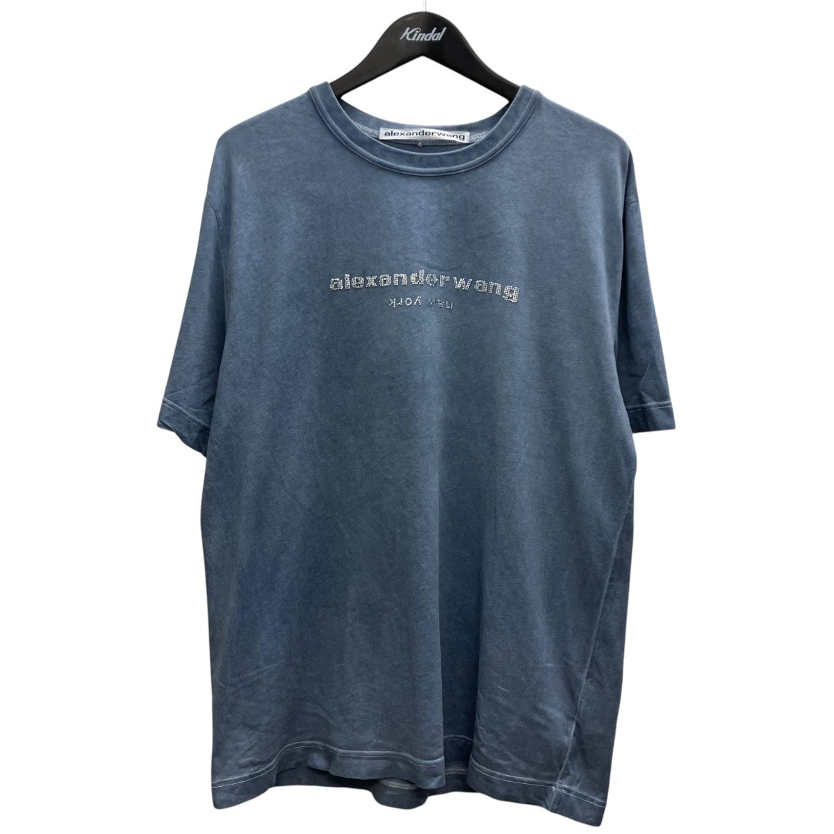 ALEXANDER WANG ラインストーンロゴTシャツ 古着・中古-1枚目のアイテム画像