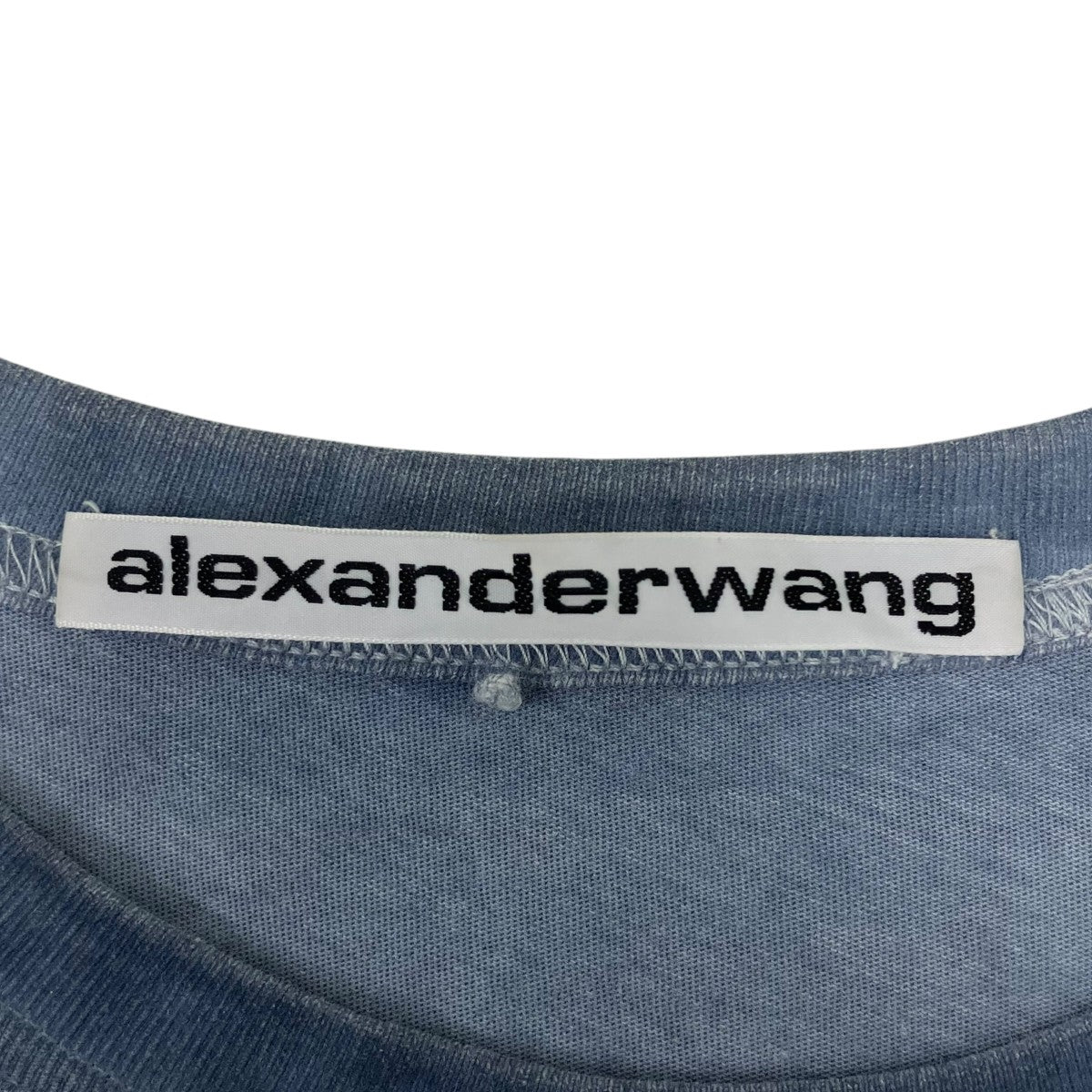 ALEXANDER WANG ラインストーンロゴTシャツ 古着・中古-6枚目のアイテム画像