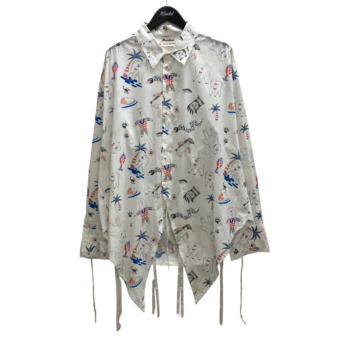 Midorikawa 21AW 総柄シャツ 古着・中古-1枚目のアイテム画像