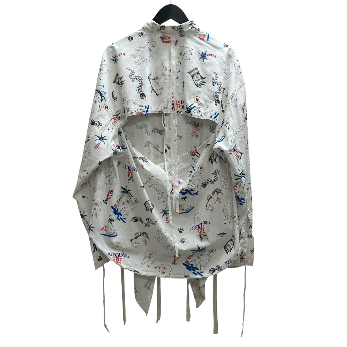 Midorikawa 21AW 総柄シャツ 古着・中古-2枚目のアイテム画像