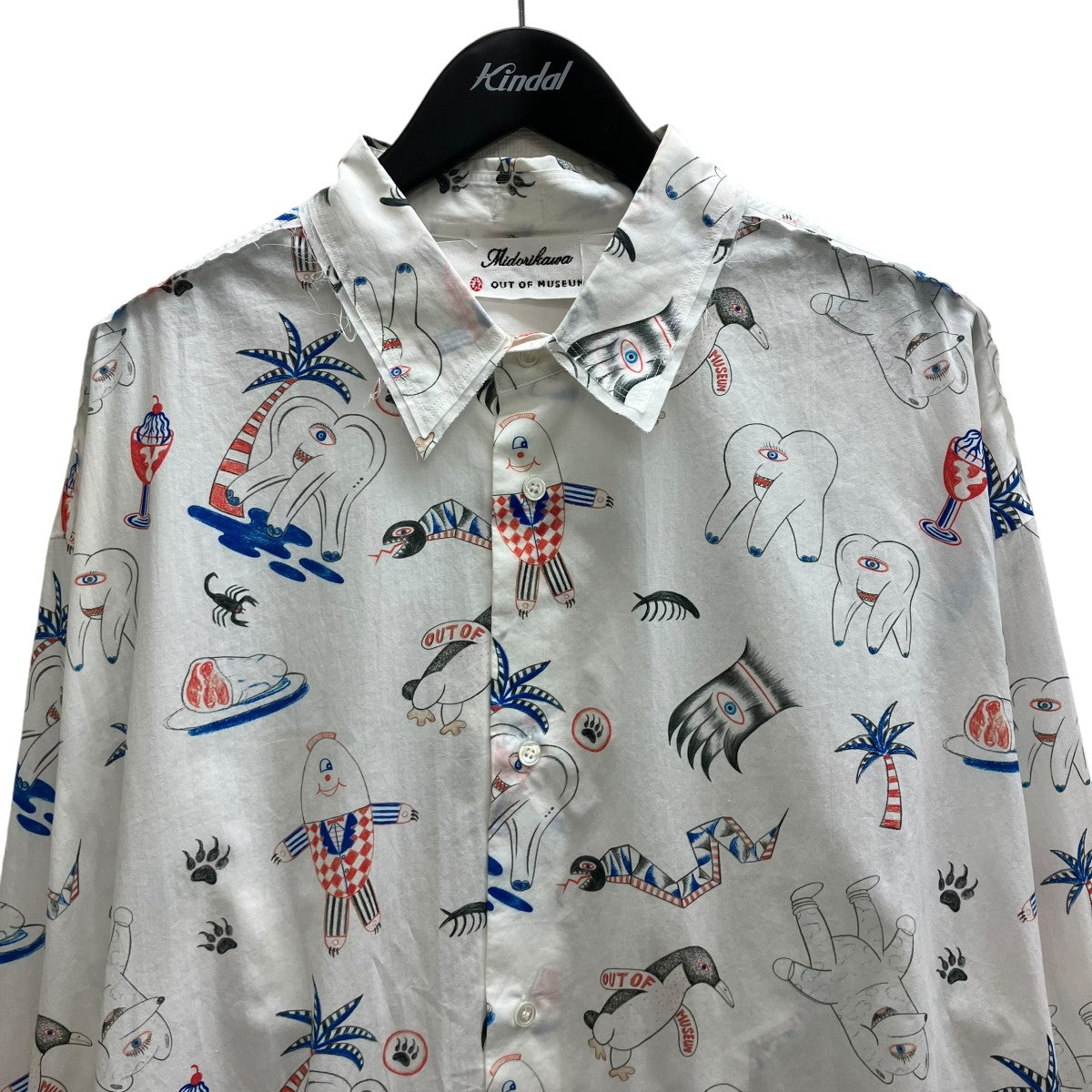Midorikawa 21AW 総柄シャツ 古着・中古-3枚目のアイテム画像