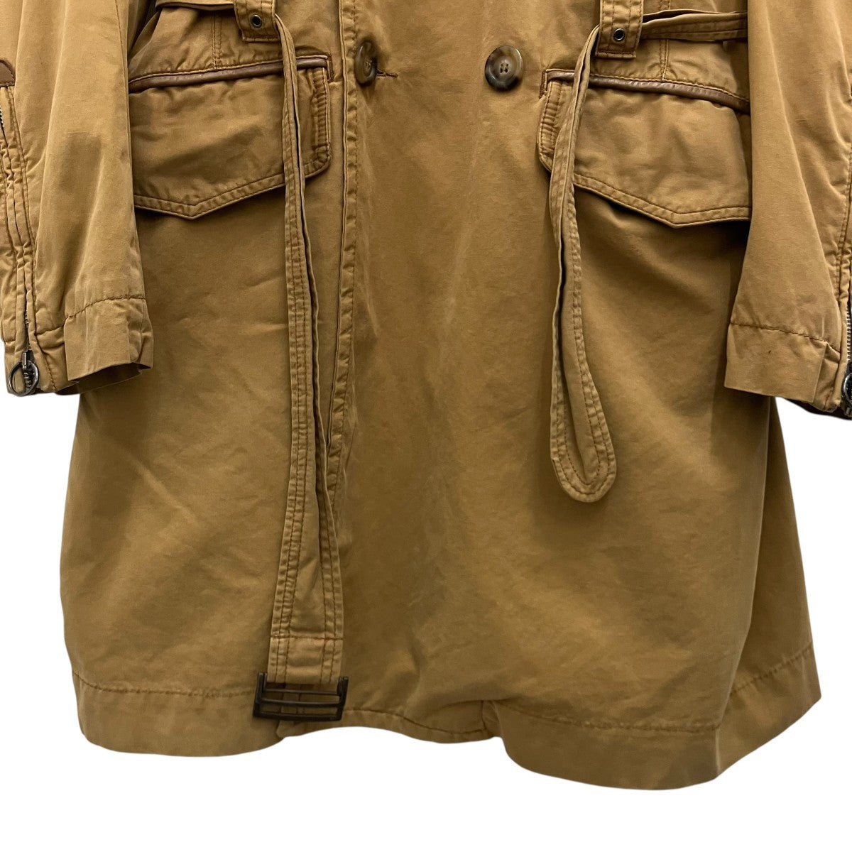 DIESEL トレンチコート 古着・中古-4枚目のアイテム画像