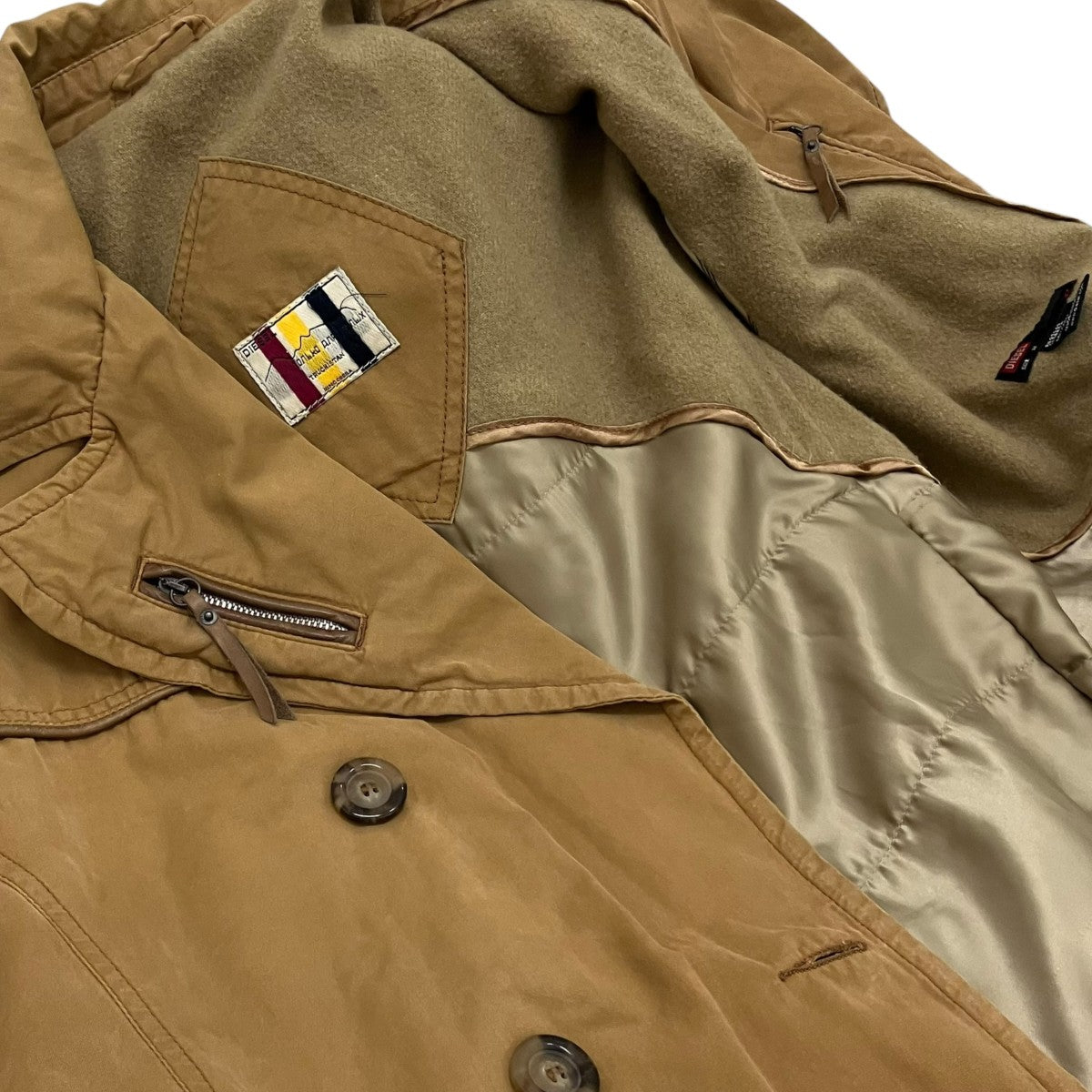 DIESEL トレンチコート 古着・中古-5枚目のアイテム画像