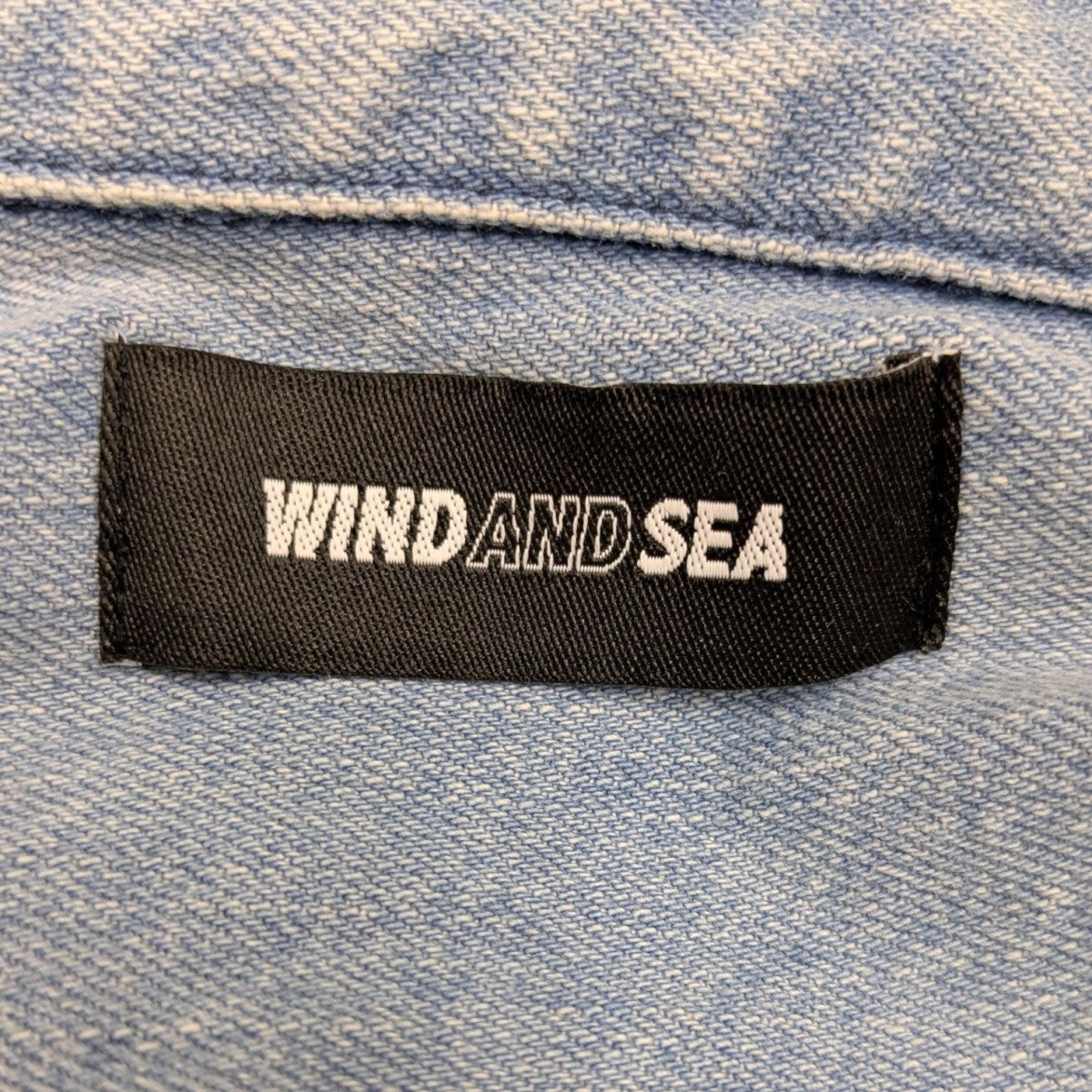 WIND AND SEA(ウィンダンシー) デニムシャツ WDS-CLC-2-01 インディゴ