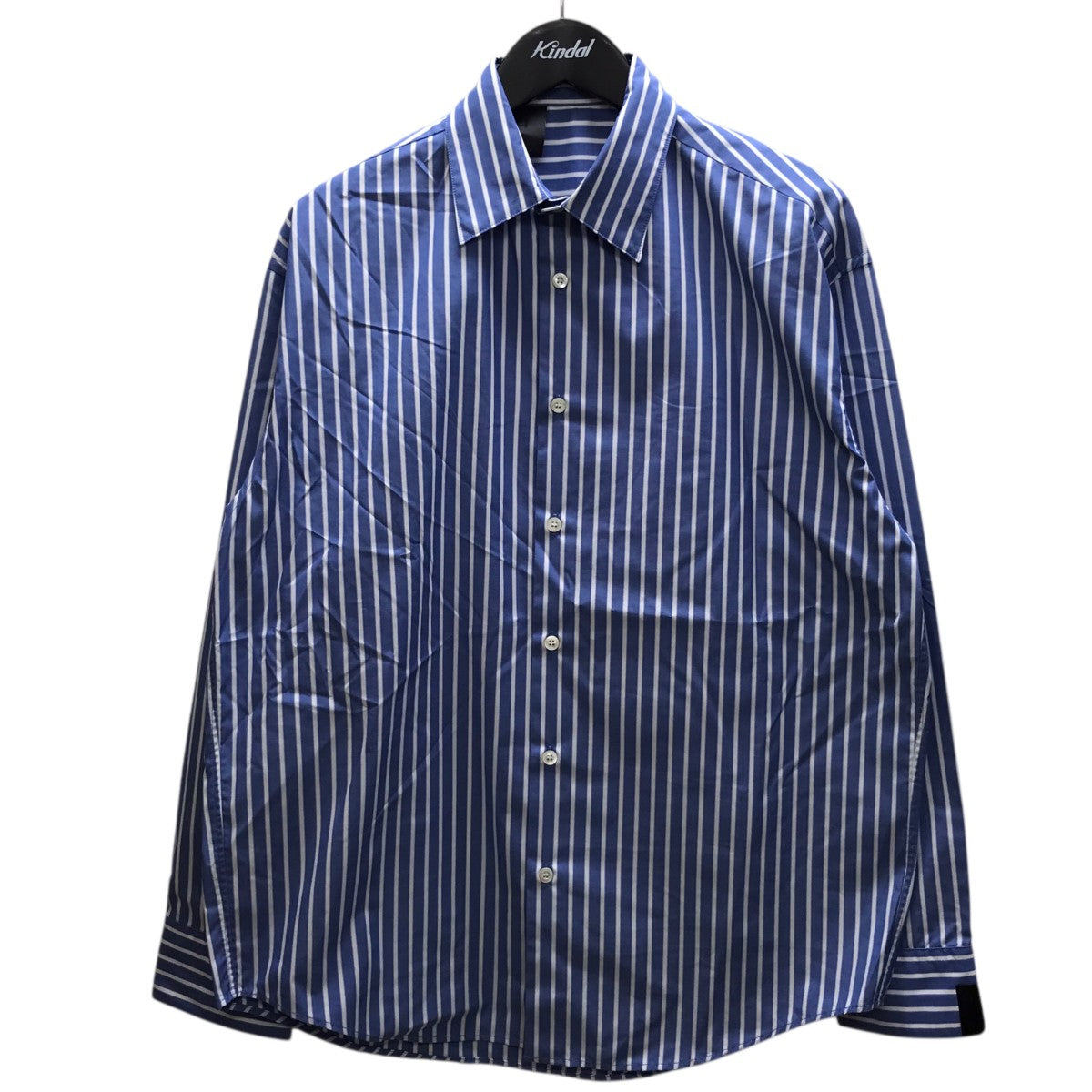 N.HOOLYWOOD / 24AW/長袖シャツ/38/ポリエステル/BLU/ストライプ/2242-SH13-024 N．HOOLYWOOD(エヌハリウッド) ストライプシャツ 2242-SH13-021 ブルー