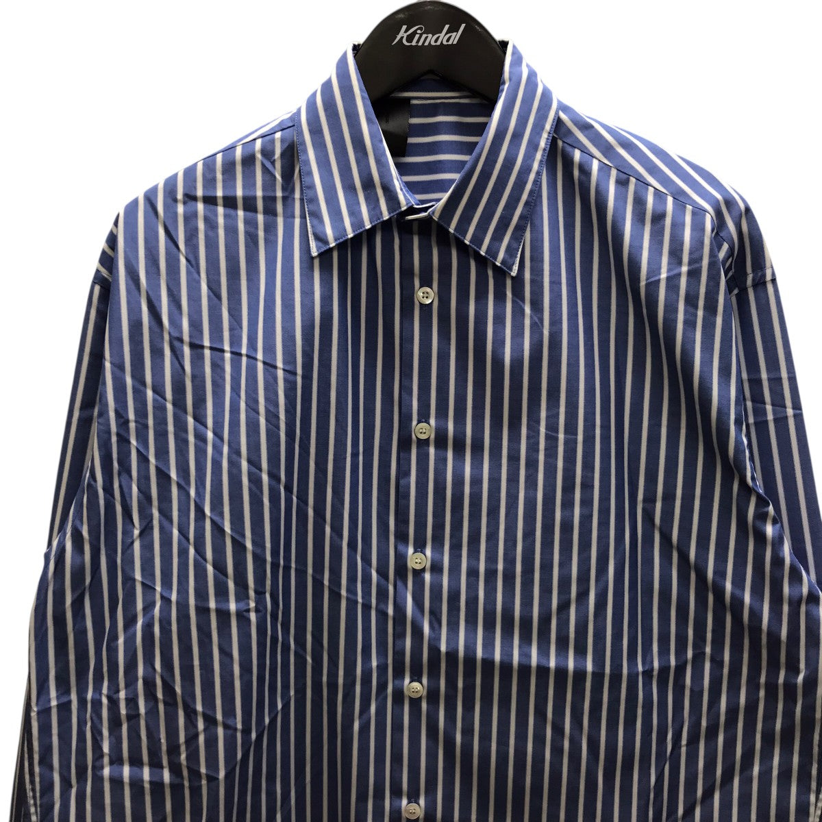 N．HOOLYWOOD(エヌハリウッド) ストライプシャツ 2242-SH13-021 ブルー