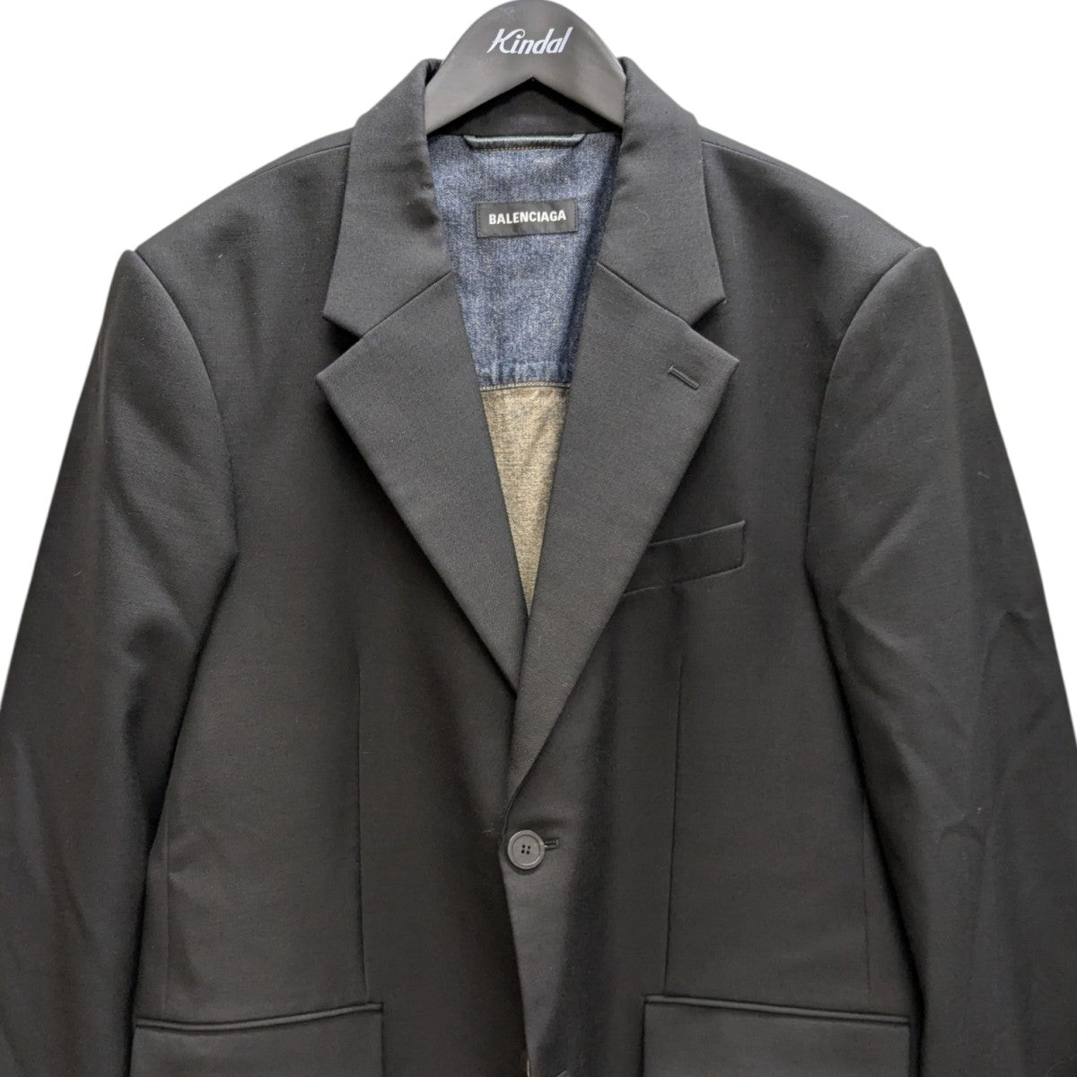 BALENCIAGA(バレンシアガ) デニムドッキングテーラードジャケット