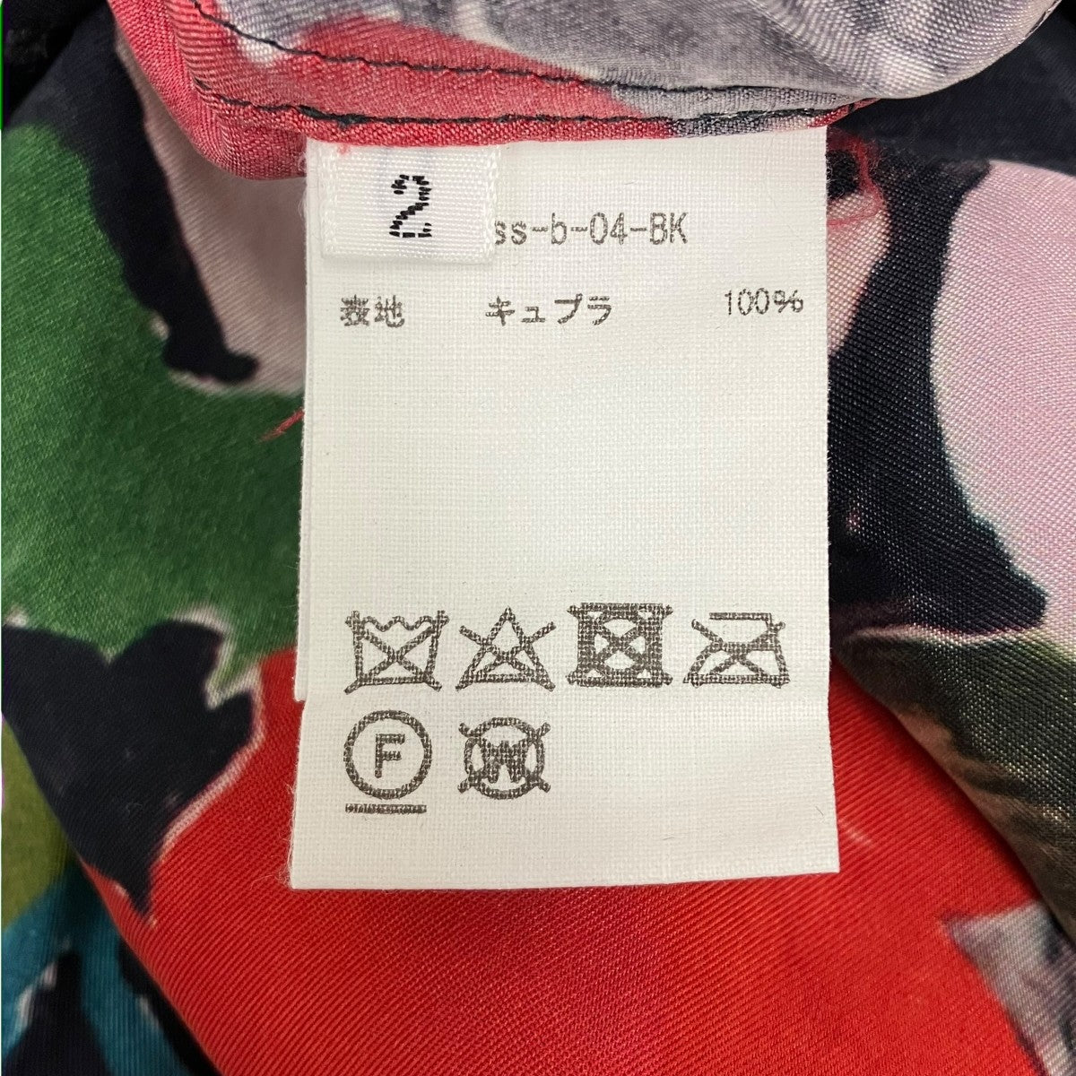 KHOKI(コッキ) Altar shirt 半袖シャツ 22ss-b-04-BK マルチカラー