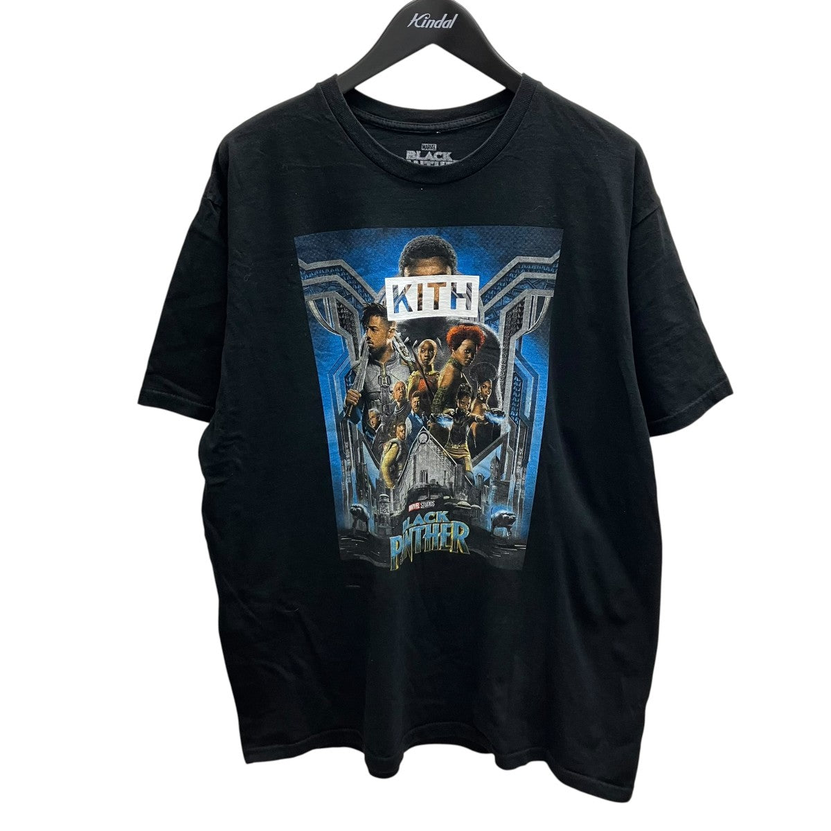 KITH vintage×black panther プリントTシャツ ブラック サイズ XL