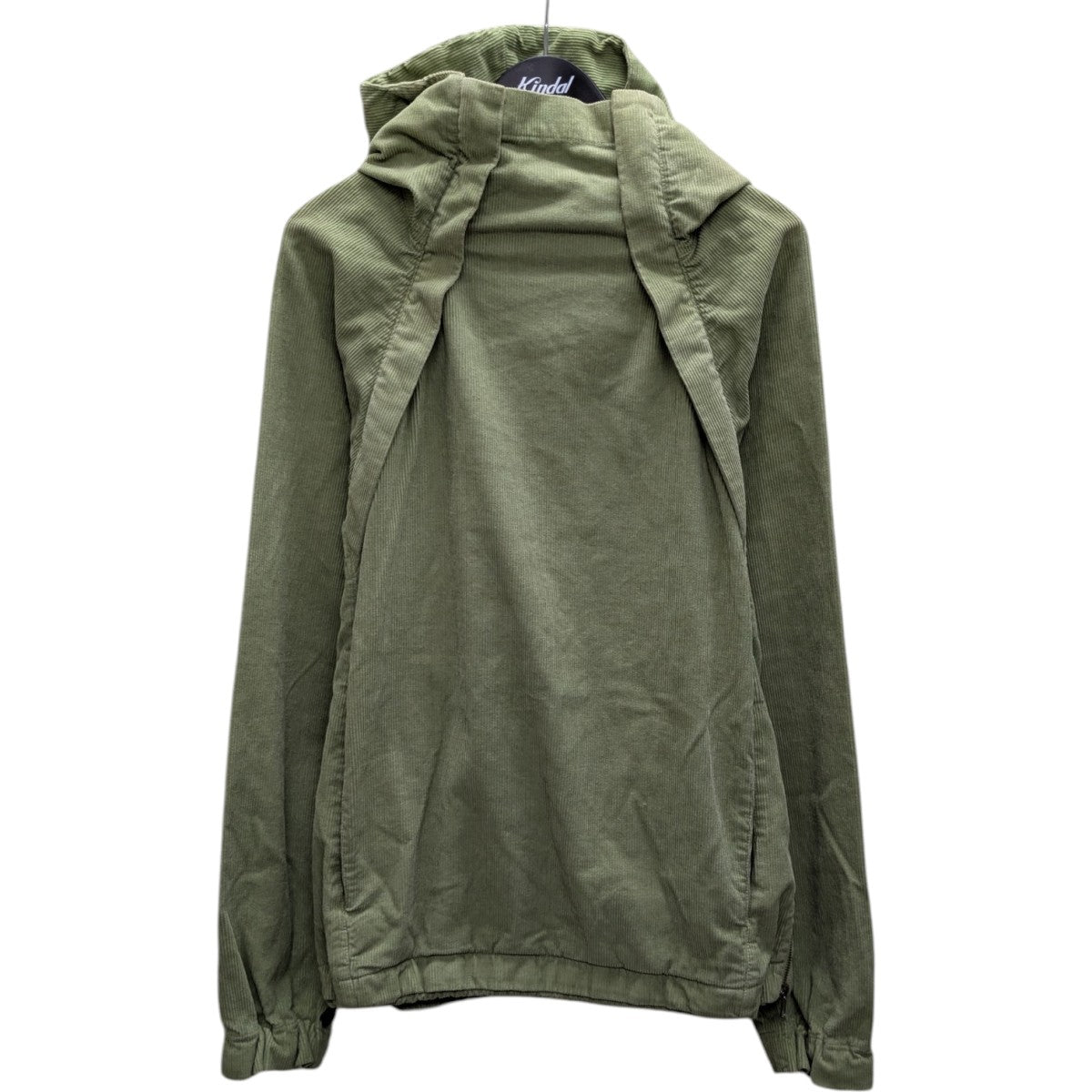 【Klifur Hooded Jacket Sage】 ジップコーデュロイフーディー