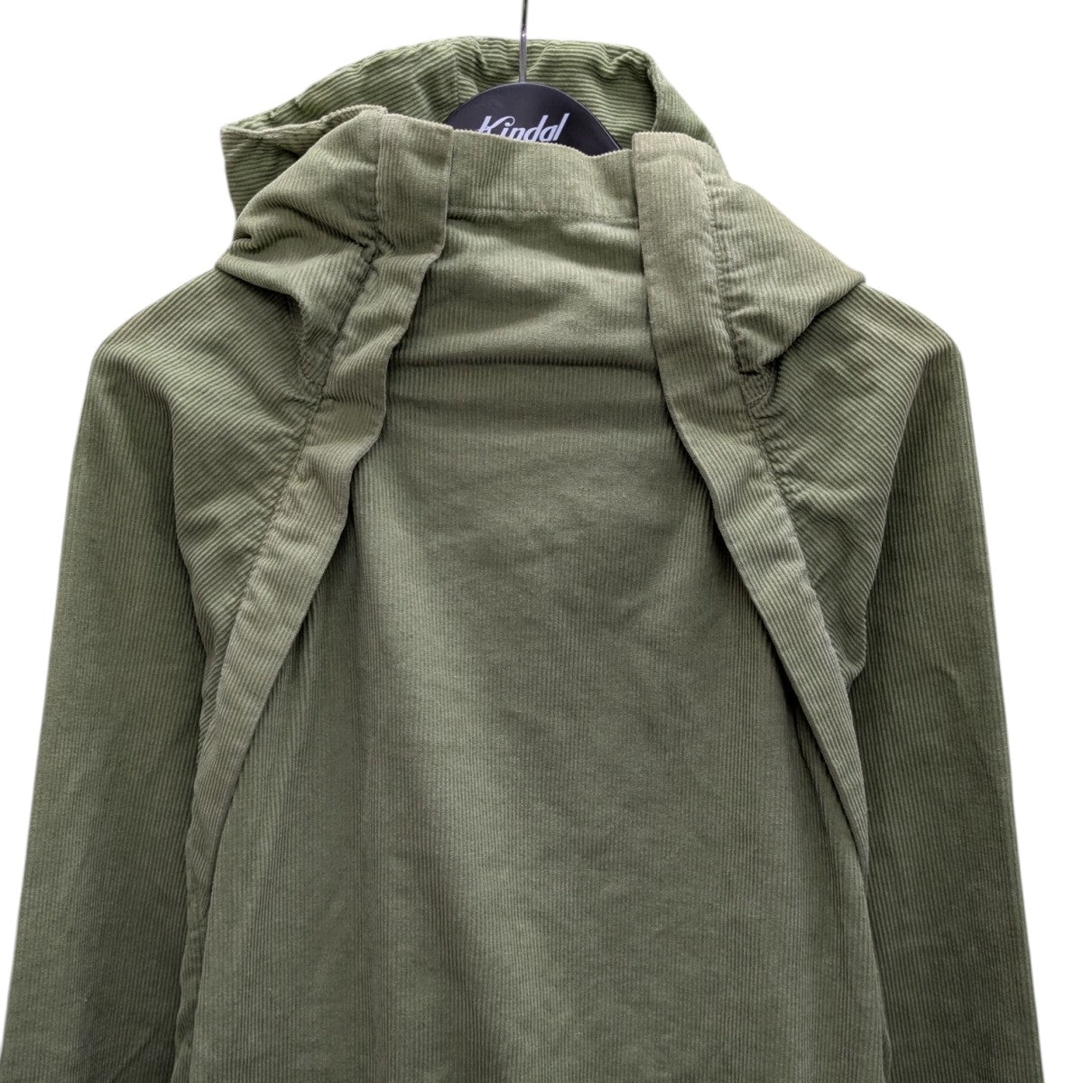 【Klifur Hooded Jacket Sage】 ジップコーデュロイフーディー