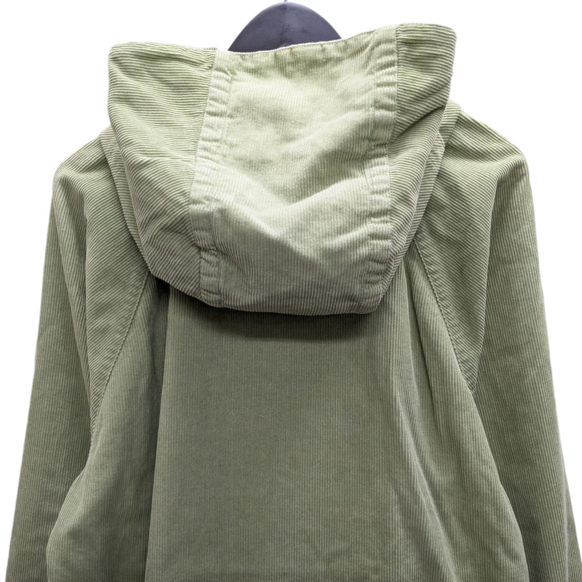 【Klifur Hooded Jacket Sage】 ジップコーデュロイフーディー