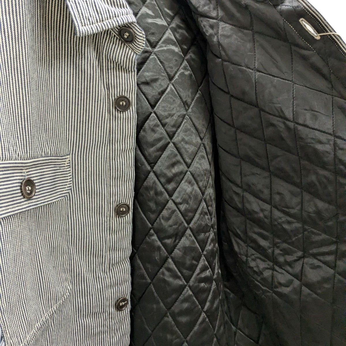 DESCENDANT(ディセンダント) 【CRA90 HICKORY STRIPE JACKET】 中綿