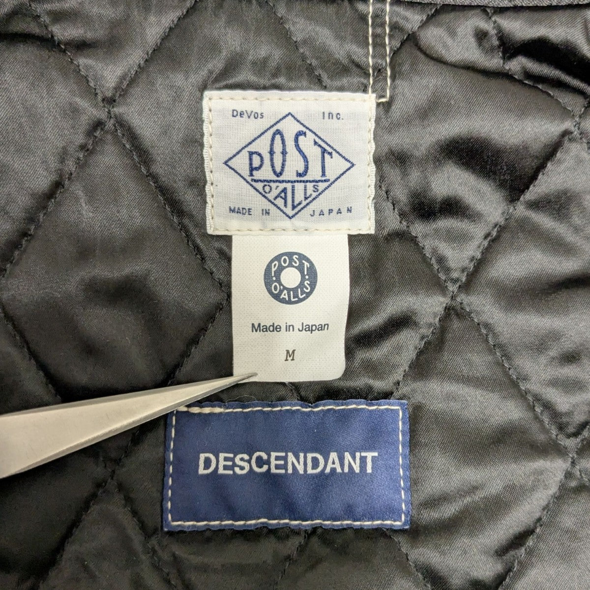 DESCENDANT(ディセンダント) 【CRA90 HICKORY STRIPE JACKET】 中綿