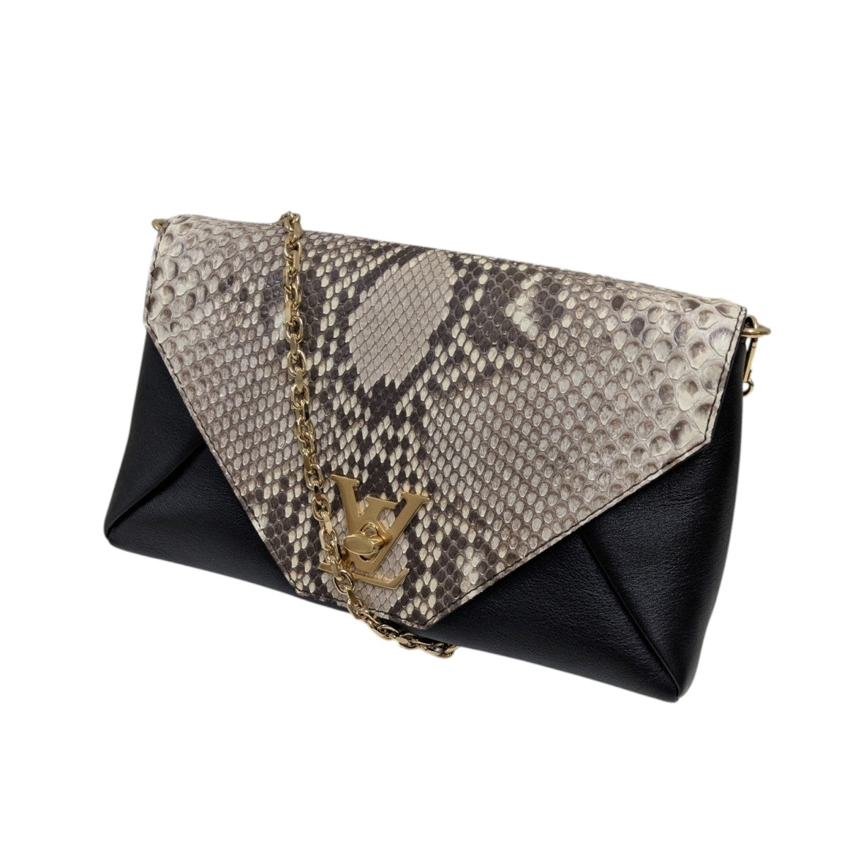 LOUIS VUITTON エキゾチックパイソン ラブノートバッグ 古着・中古-1枚目のアイテム画像