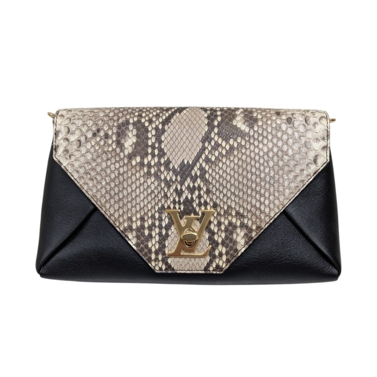 LOUIS VUITTON エキゾチックパイソン ラブノートバッグ 古着・中古-2枚目のアイテム画像