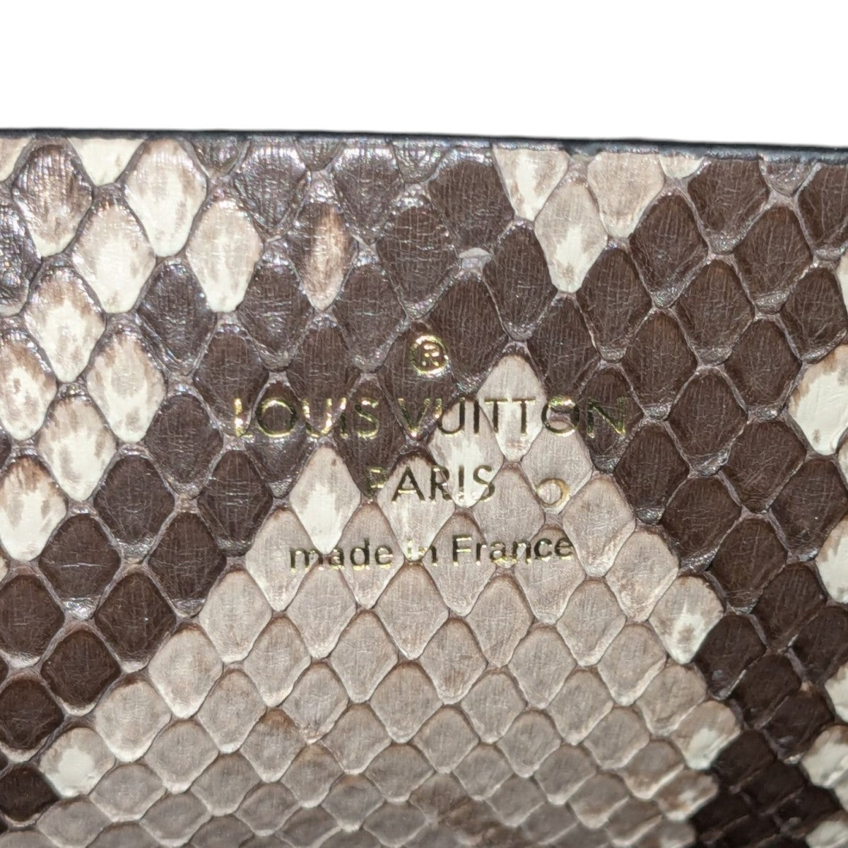 LOUIS VUITTON エキゾチックパイソン ラブノートバッグ 古着・中古-8枚目のアイテム画像