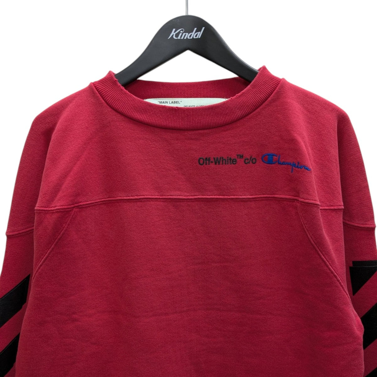 OFFWHITE×Champion ダメージ加工スウェット 古着・中古-3枚目のアイテム画像