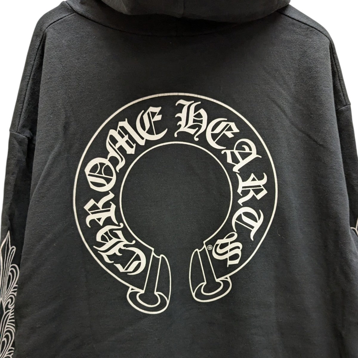 CHROME HEARTS(クロムハーツ) Floral Cross Horseshoe Zip Up Hoodie