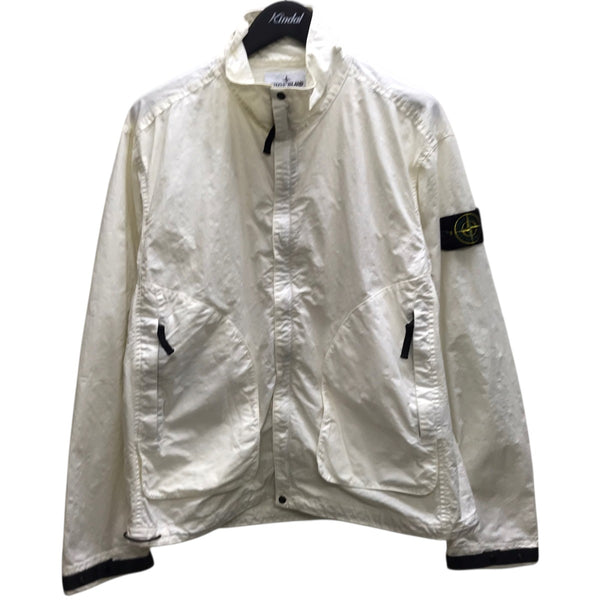 STONE  ホワイトナイロンジャケット STONE ISLAND(ストーンアイランド) ナイロンジャケット K1S154100067