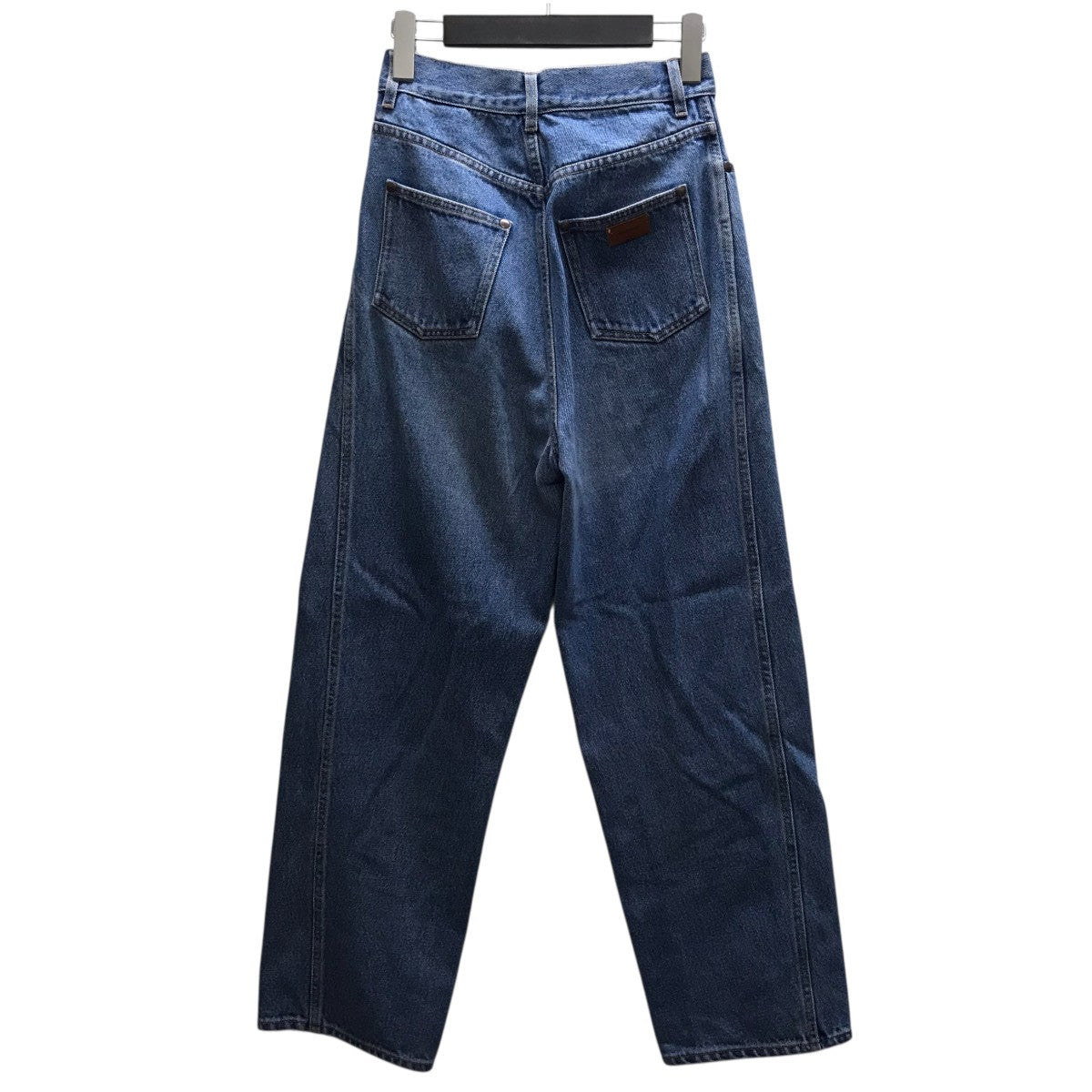 Cristaseya Bleached denim high-waisted jeansハイウエストワイドデニムパンツ 古着・中古-3枚目のアイテム画像