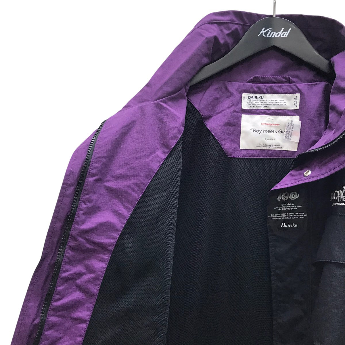 DAIRIKU(ダイリク) 22SS BMG Nylon Coat ナイロンコート 22SS O-6