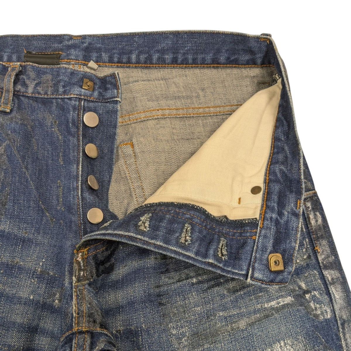 同*。様 Dior Homme 07SS エディ期 ダメージデニム サイズ31 中古・古着通販】Dior Homme (ディオール オム) ダメージ加工スリム