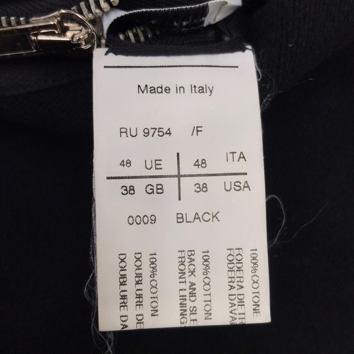 RICK OWENS(リックオウエンス) テーラードジャケット ブラック サイズ