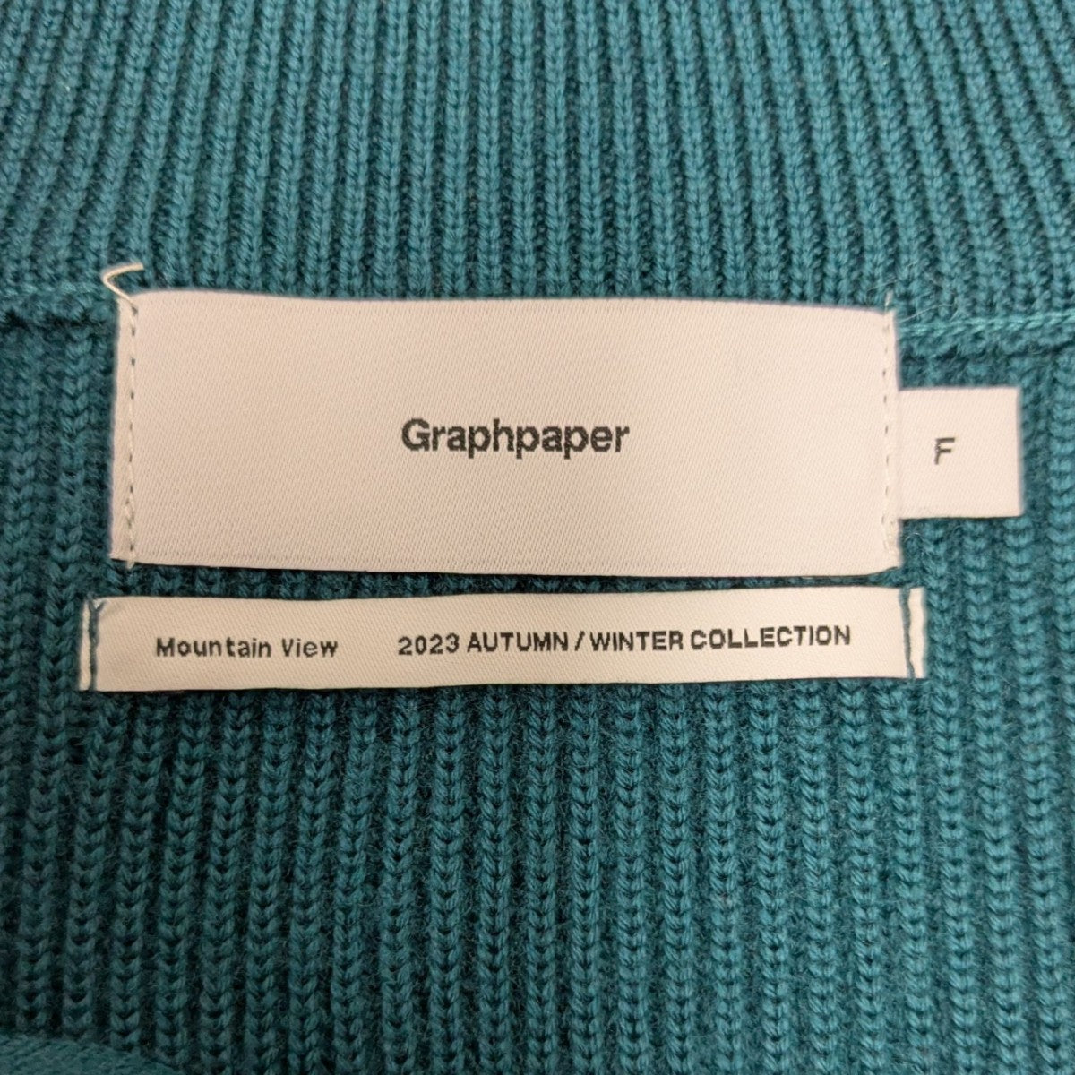 Graphpaper(グラフペーパー) 23AWHigh Density Drivers Knit SAMPLE品