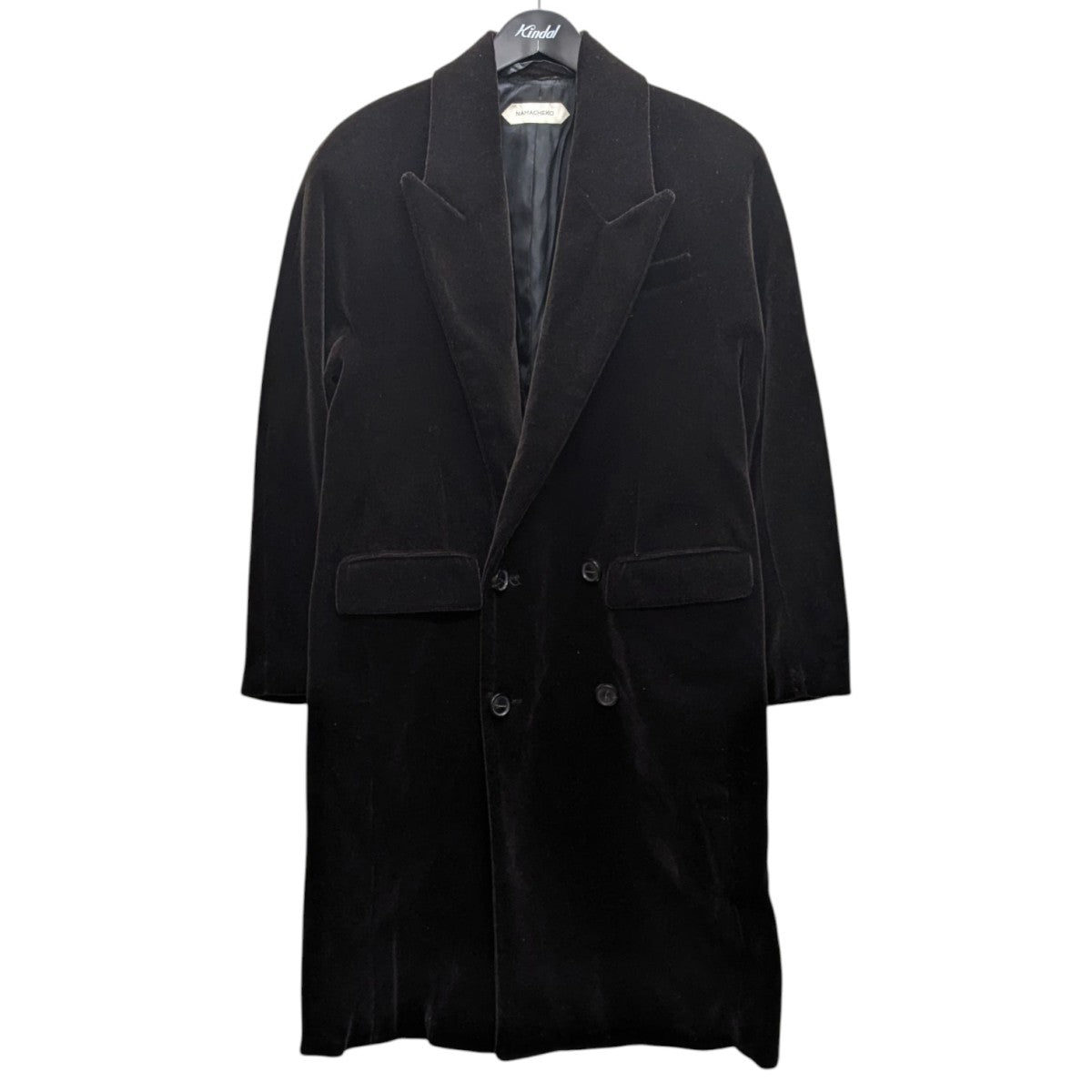 NAMACHEKO(ナマチェコ) Berzi コート ブラック×グリーン サイズ S