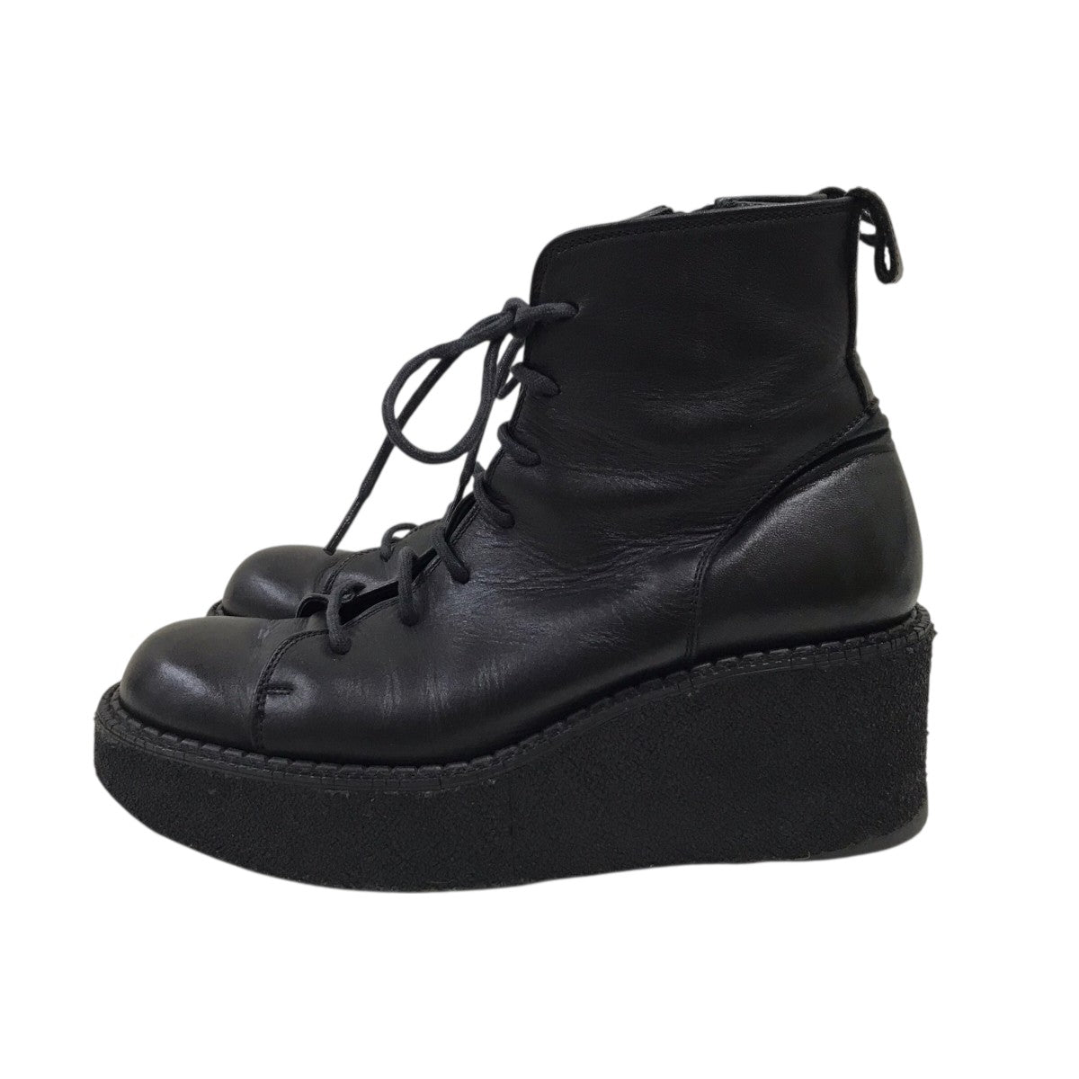 Y's(ワイズ) レースアップブーツ YD-E04-760 ブラック サイズ 表記無し