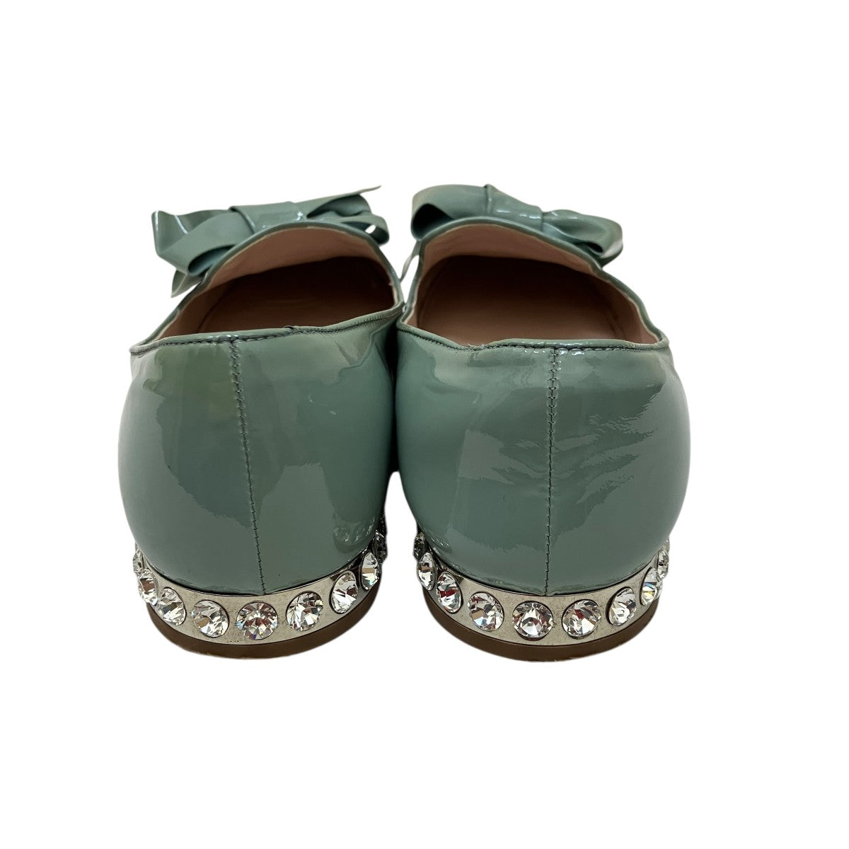 MIU MIU リボンフラットシューズ 古着・中古-2枚目のアイテム画像