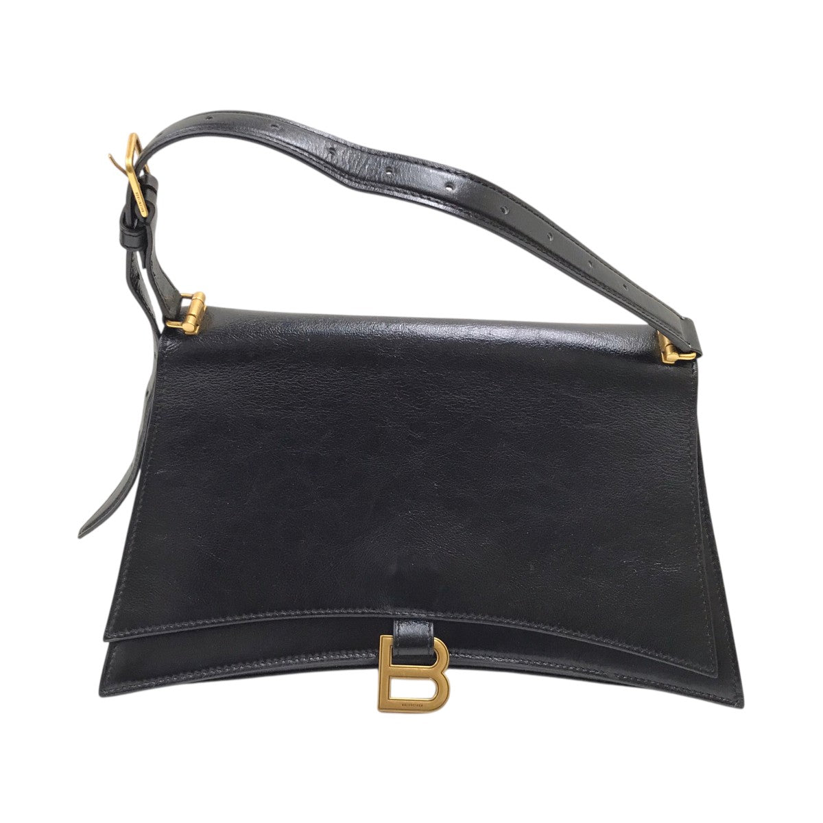 BALENCIAGA バレンシアガ クラッシュ ミディアム スリングショルダーバッグ アイボリー レディース 765466 BALENCIAGA - BALENCIAGA バレンシアガ クラッシュ ミディアム
