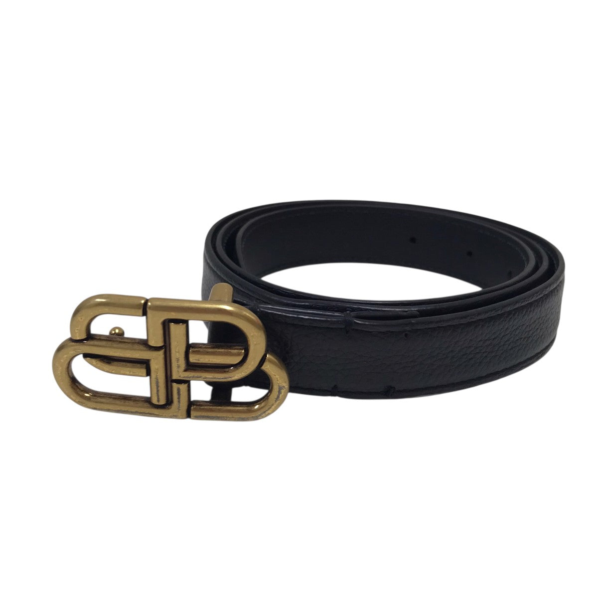 BALENCIAGA(バレンシアガ) BBロゴベルト 581690 ブラック｜【公式