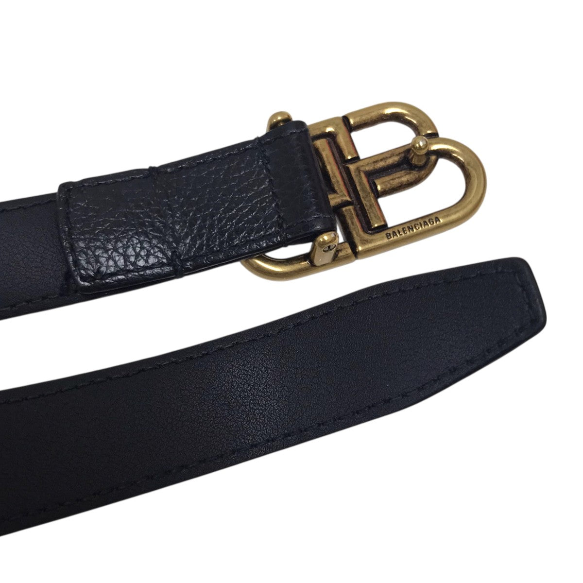 BALENCIAGA(バレンシアガ) BBロゴベルト 581690 ブラック｜【公式
