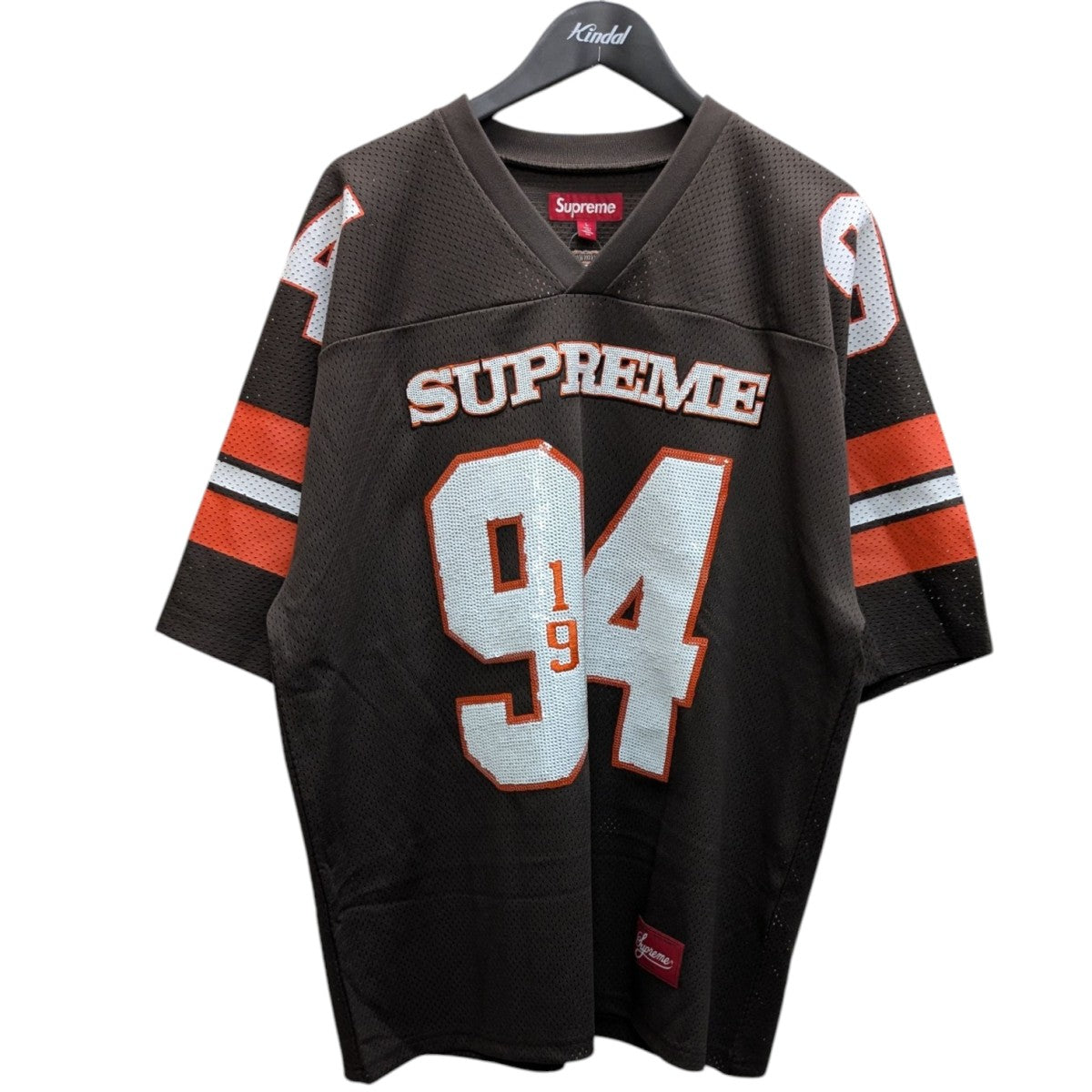 FW25  sequin football jerseyフットボールシャツ
