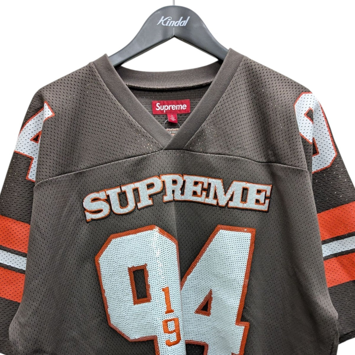 FW25  sequin football jerseyフットボールシャツ