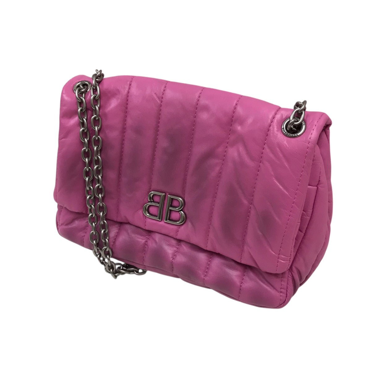BALENCIAGA Monaco Mini Bag Quiltedショルダーバッグ／モナコ ミニ バッグ キルテッド 古着・中古-1枚目のアイテム画像