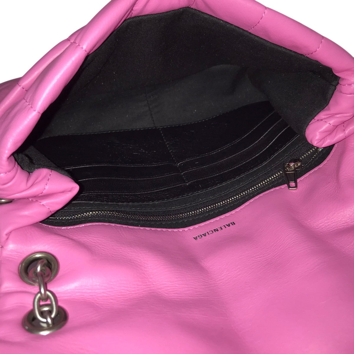BALENCIAGA Monaco Mini Bag Quiltedショルダーバッグ／モナコ ミニ バッグ キルテッド 古着・中古-8枚目のアイテム画像