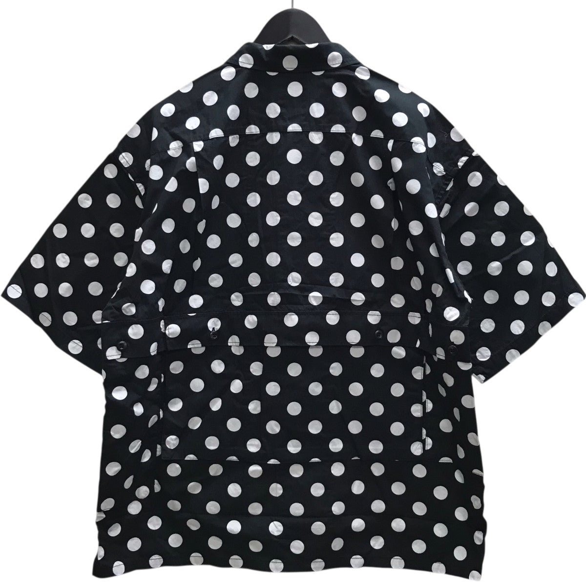 ポルカドット半袖シャツ