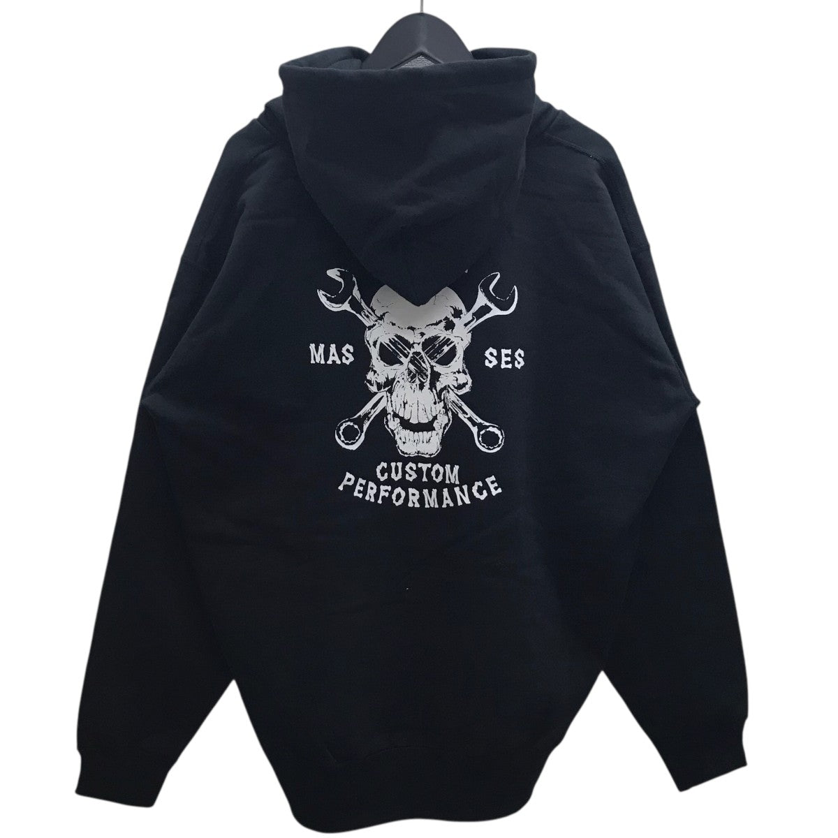 25SSM＆M×MASSES HOODED SKULLスカルプリントパーカー