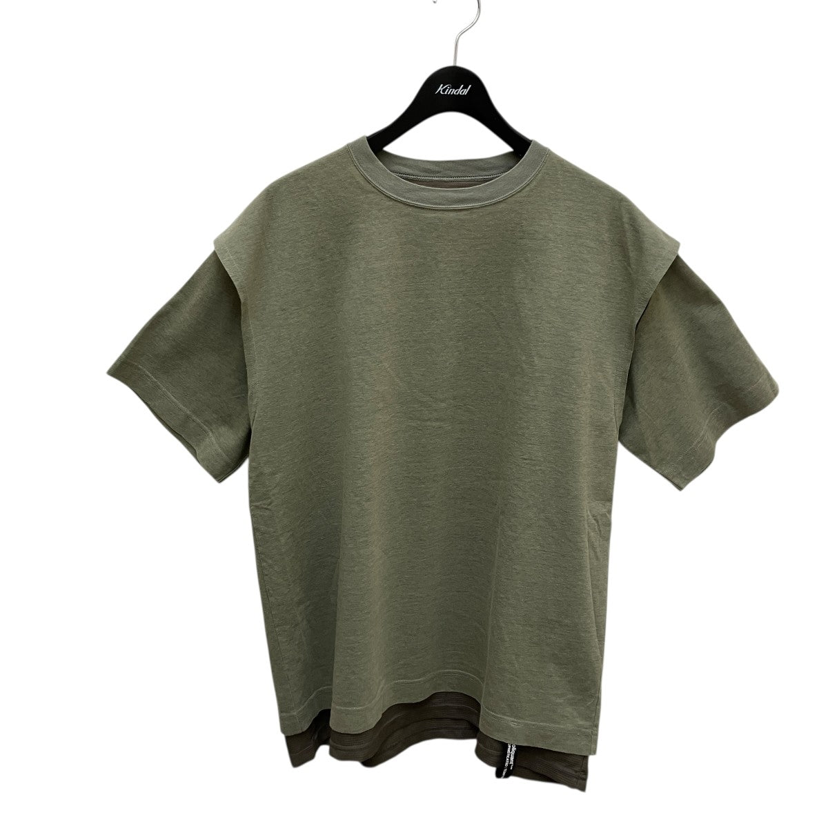 Poliquant レイヤード半袖Tシャツ 古着・中古-1枚目のアイテム画像