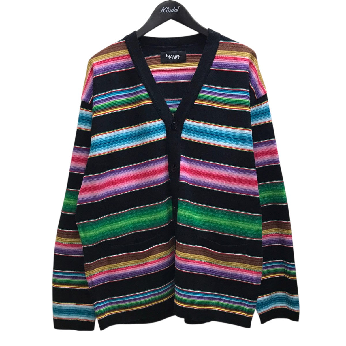 RUG COTTON CARDIGANニットカーディガン