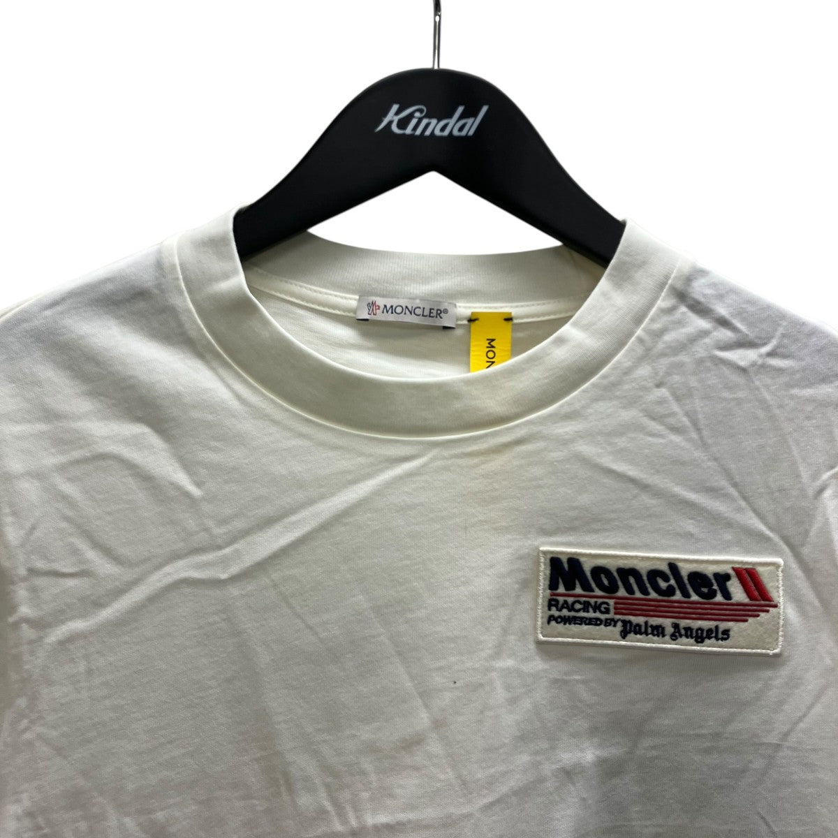 ショート丈ニットドッキングTシャツ