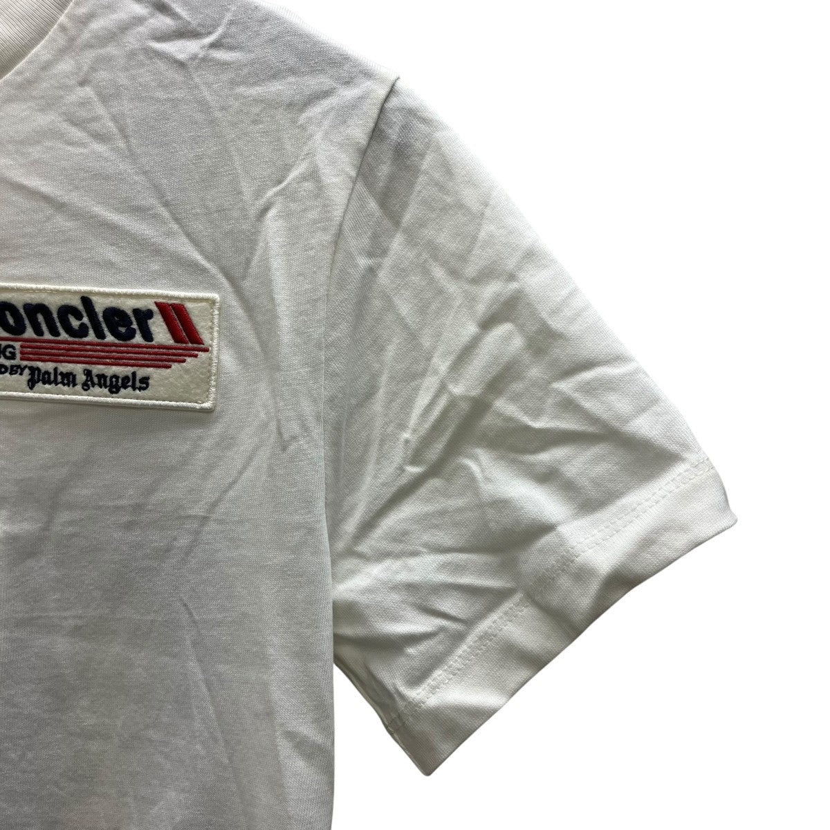 ショート丈ニットドッキングTシャツ